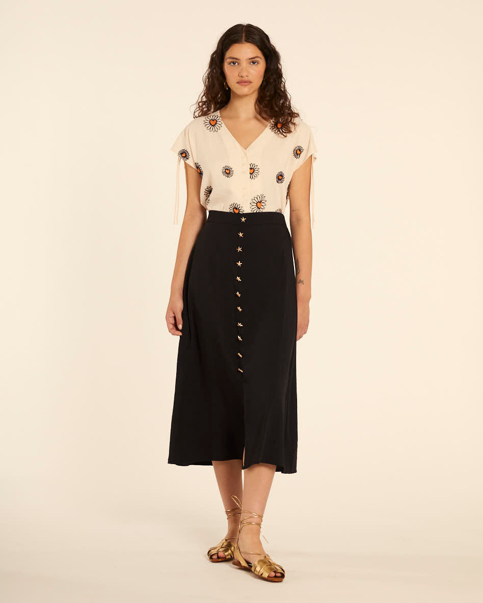 Falda_Midi_Abotonada_Negro