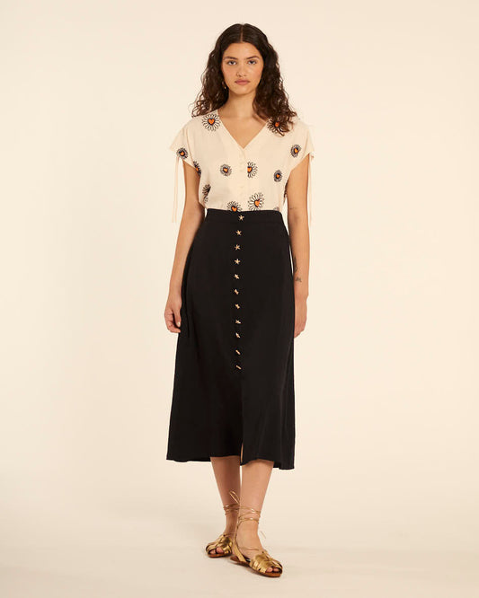 Falda_Midi_Abotonada_Negro