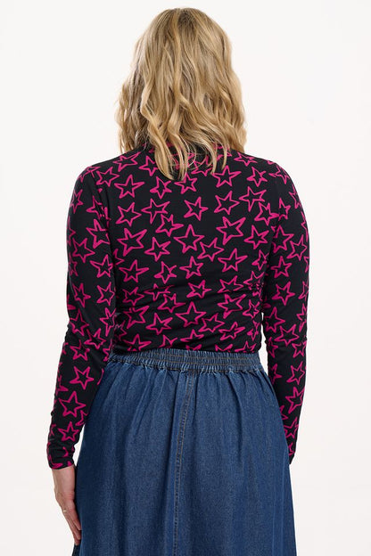 Jersey Annika Turtle Neck Star
