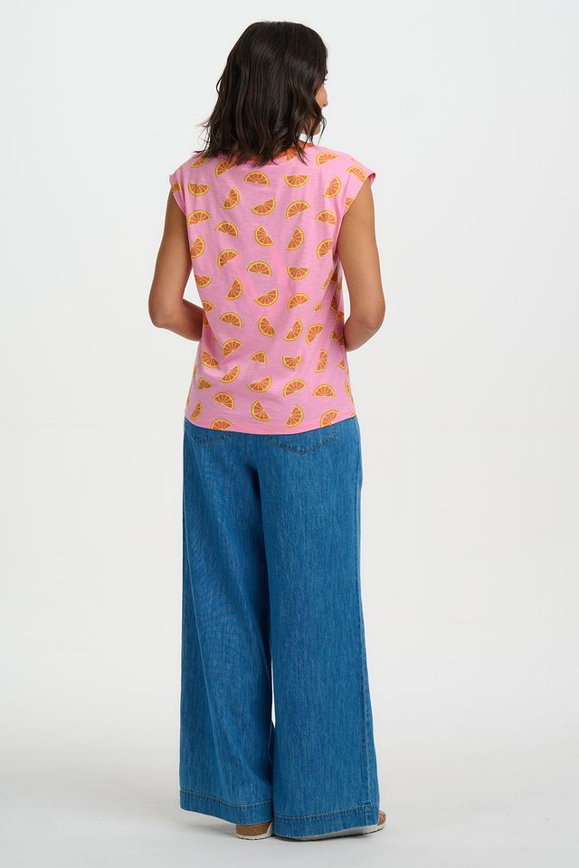 CAMISETA ROSA NARANJA