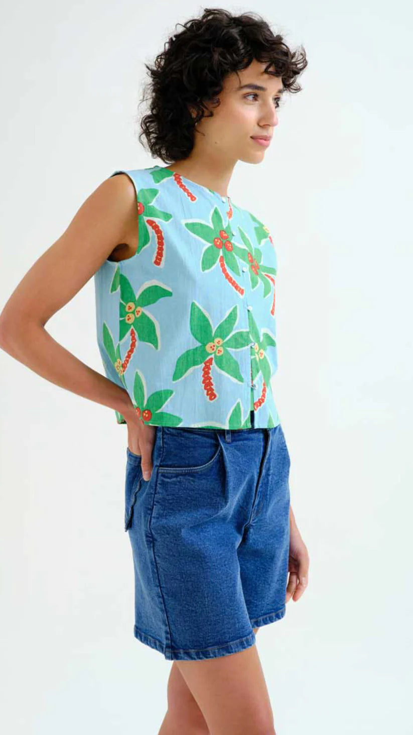 Top con estampado Cocotero Big