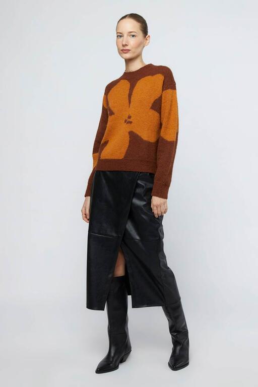 Jersey_jacquard_Celosía_marrón