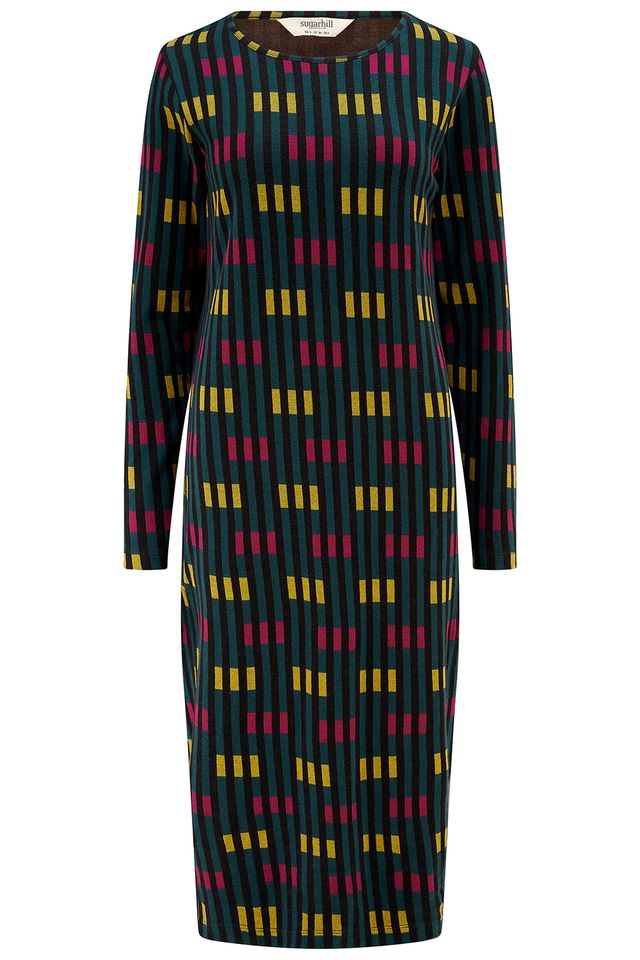 SUGARHILL BRIGHTON – Bree Jersey Jacquard Midi Dress