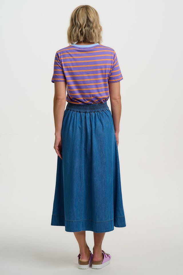 CAMISETA MAGGIE MALVA NARANJA