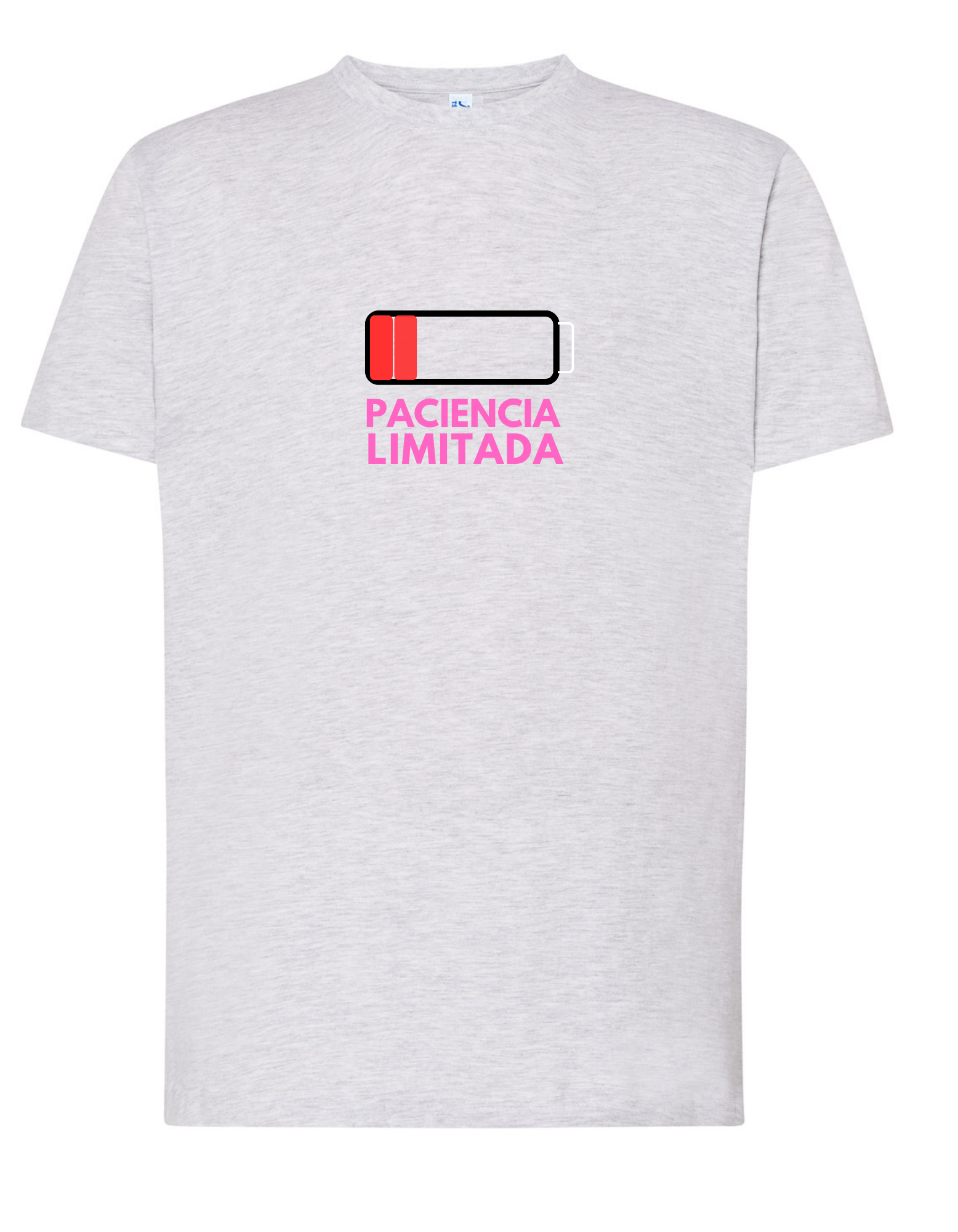 Camiseta PACIENCIA LIMITADA – Unisex | Algodón 100%