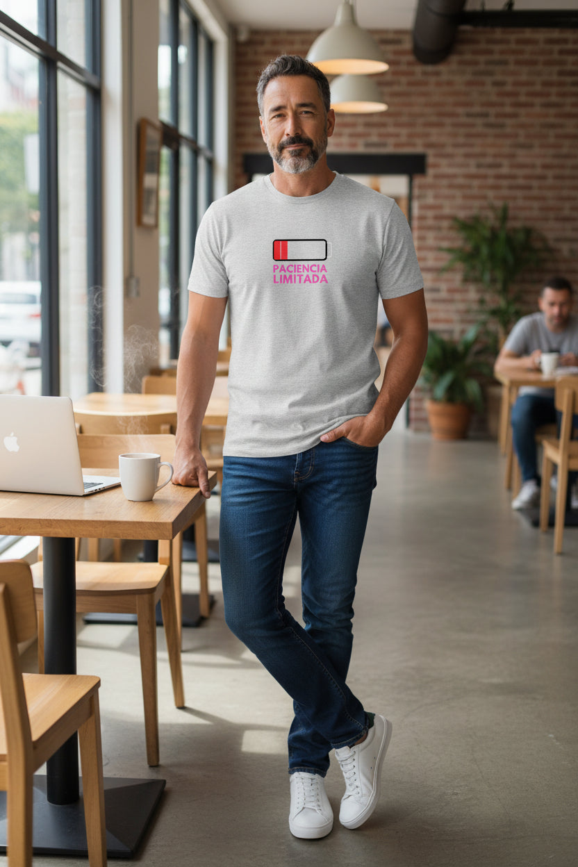 Camiseta PACIENCIA LIMITADA – Unisex | Algodón 100%