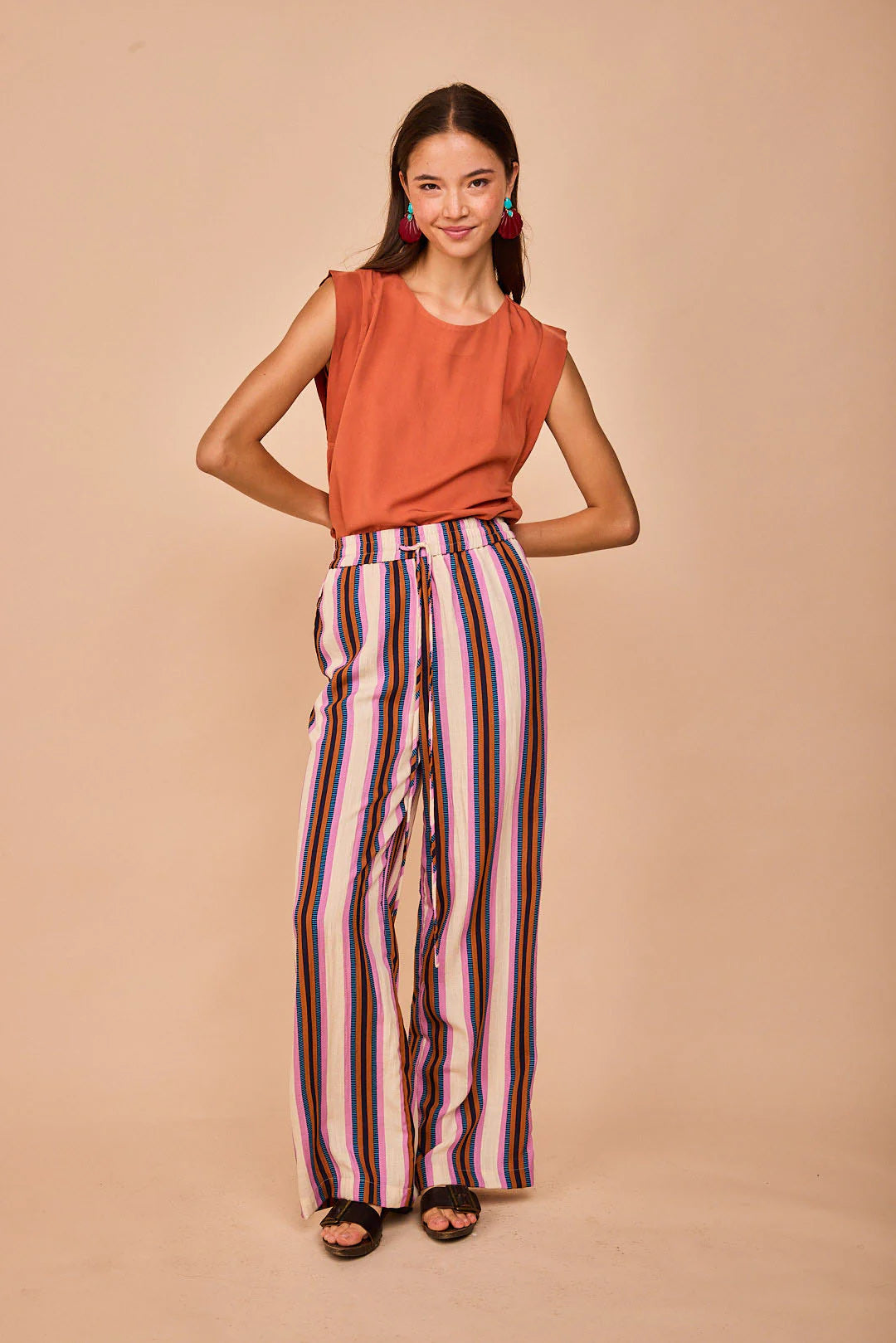 Pantalón Arnia Rayas de Smile en Madrid | Rue Du Blond