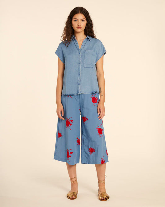 Pantalón Cangrejo Azul