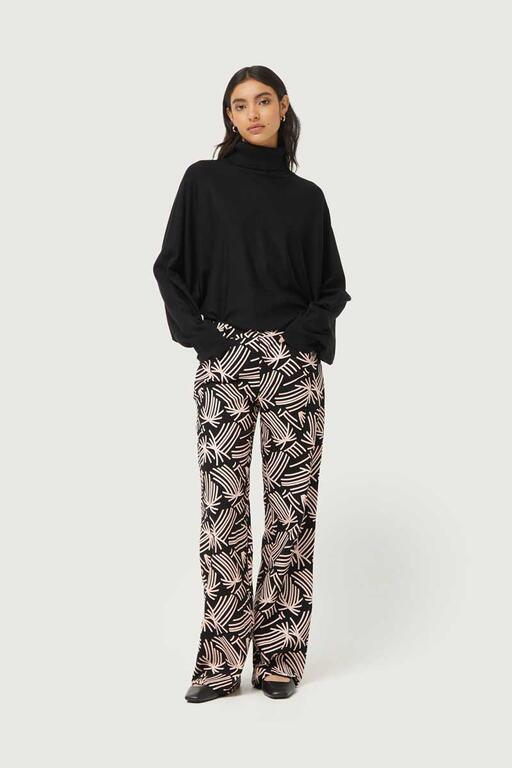 Pantalón-Recto-Con-Estampado-Abstracto-Fénix-Compañía Fantástica