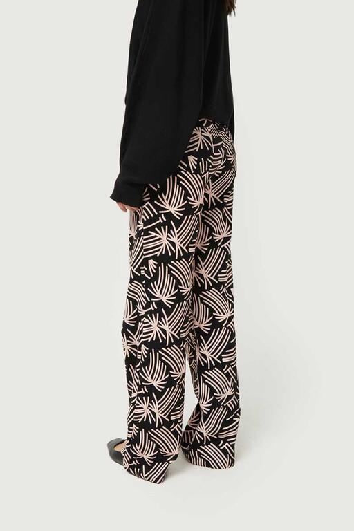 Pantalón-Recto-Con-Estampado-Abstracto-Fénix-Compañía Fantástica