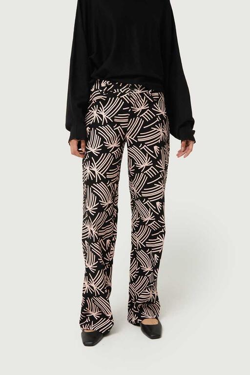 Pantalón-Recto-Con-Estampado-Abstracto-Fénix-Compañía Fantástica