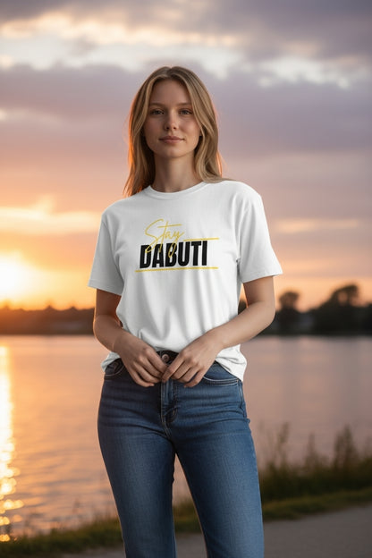 CAMISETA STAY DABUTI – BLOND TSHIRT