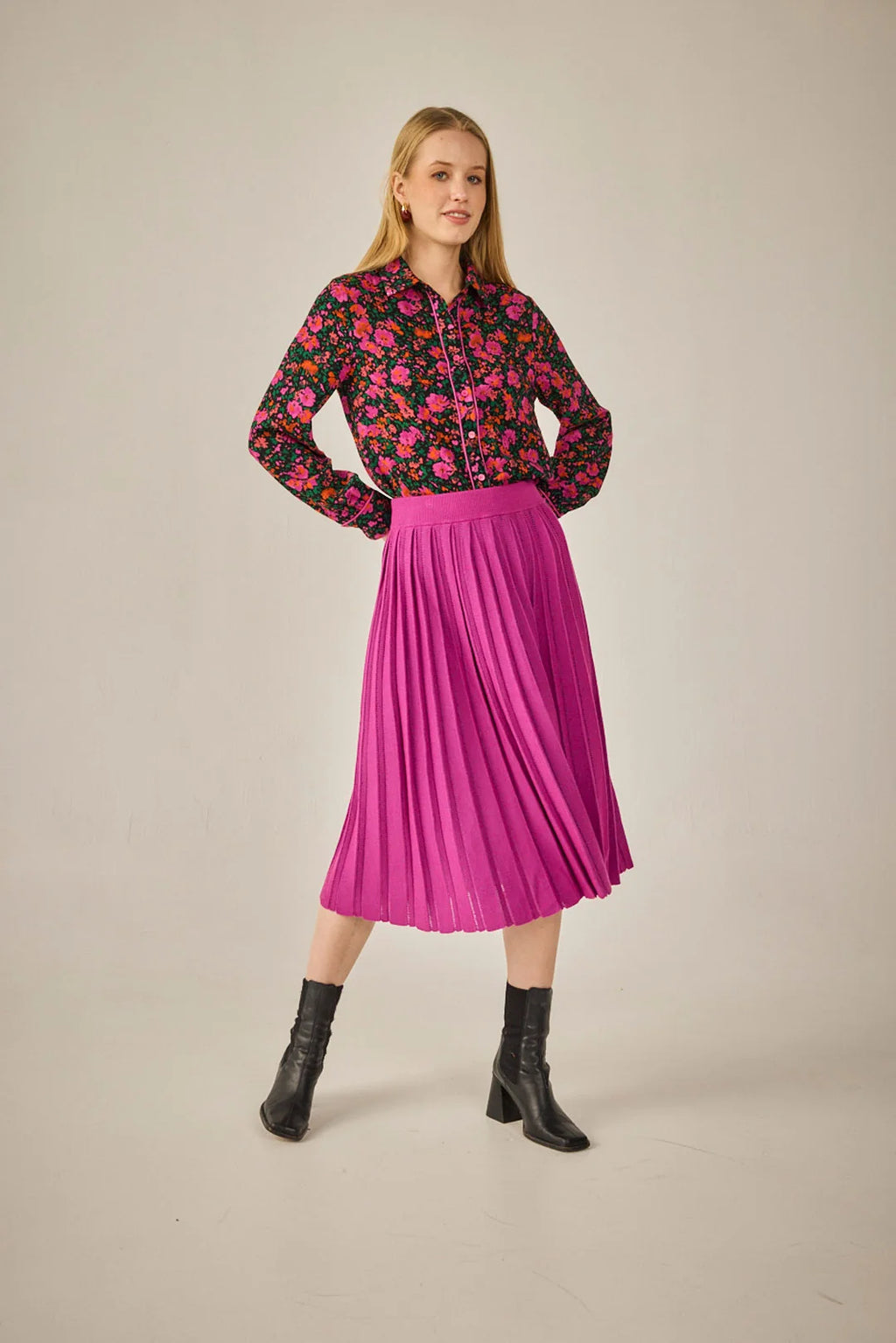 Falda Hamburgo Morada