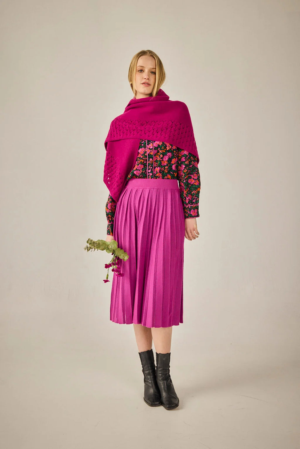 Falda Hamburgo Morada
