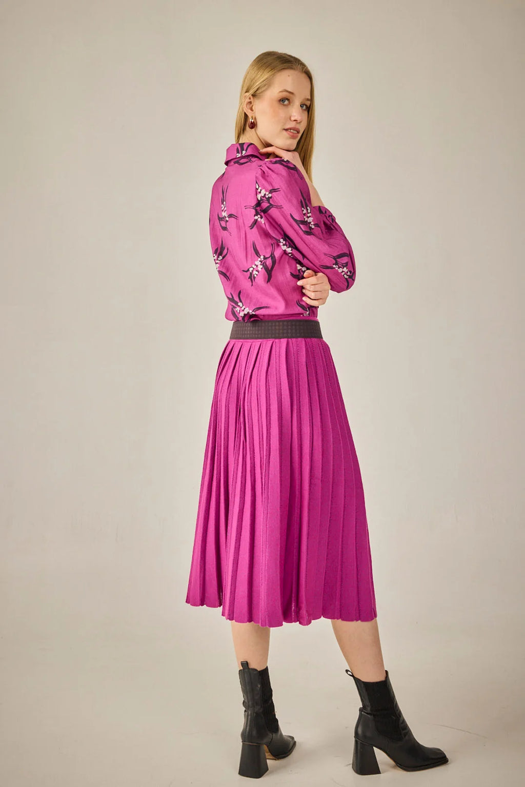Falda Hamburgo Morada