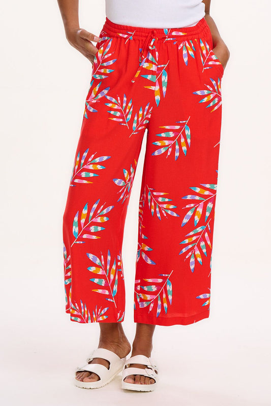 Pantalón-Ameera-Cropped-Wide-Rojo