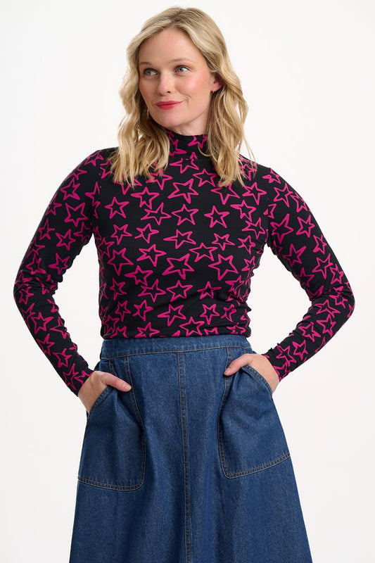 Jersey Annika Turtle Neck Star