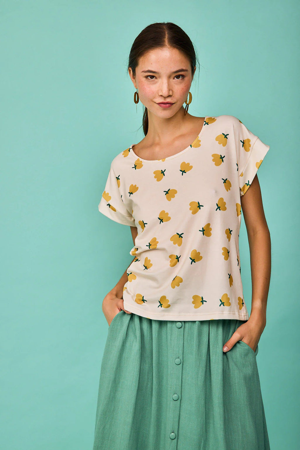 TOP LUAÑA FLOR