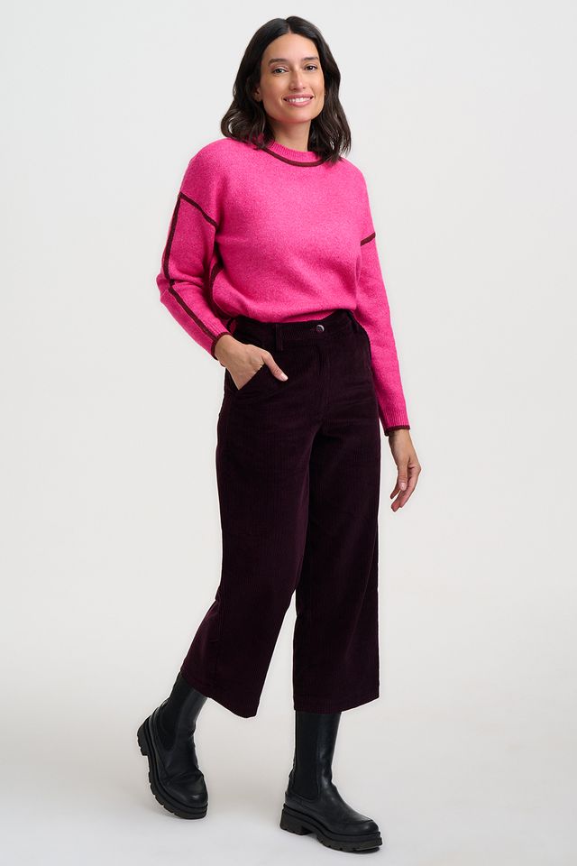 Rozalia Jumper Pink Burgundy