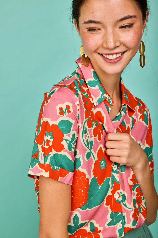 Camisa Somo Rosa Flor