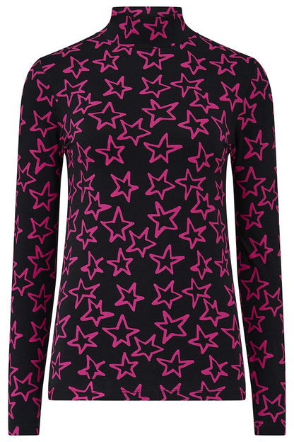 Jersey Annika Turtle Neck Star