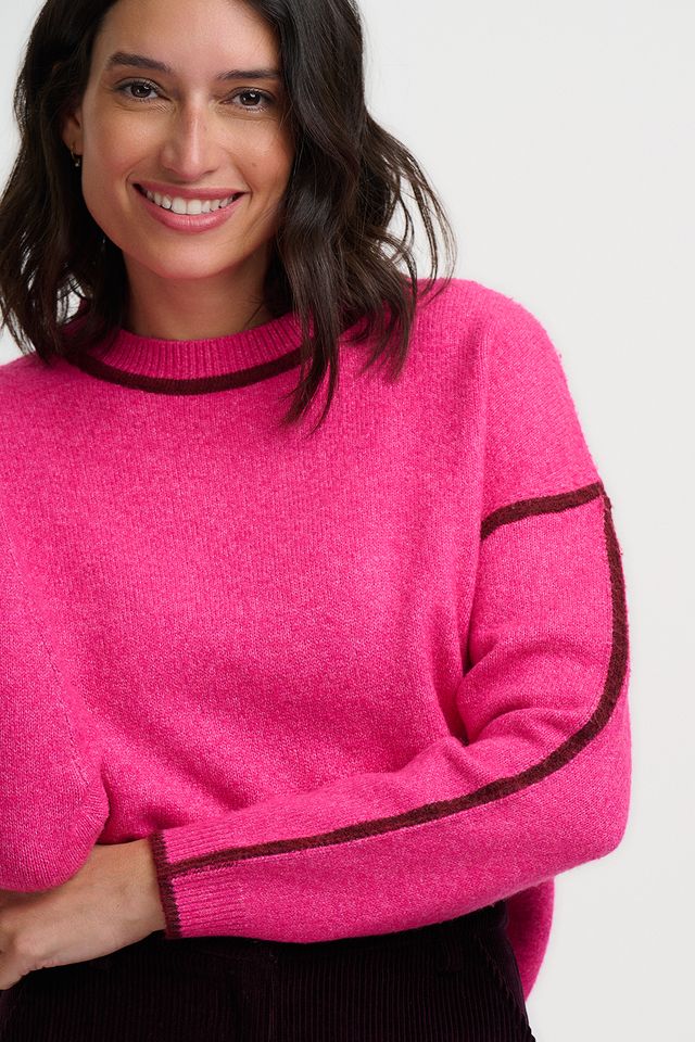 Rozalia Jumper Pink Burgundy