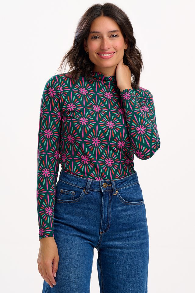 Jersey Top Annika Turtleneck