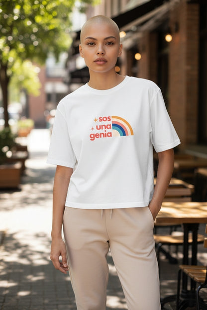Camiseta “SOS UNA GENIA” – Blond T-Shirt