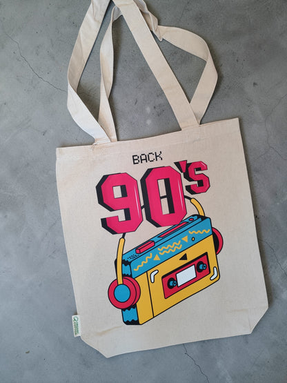 Tote Bag Algodón Orgánico BACK 90