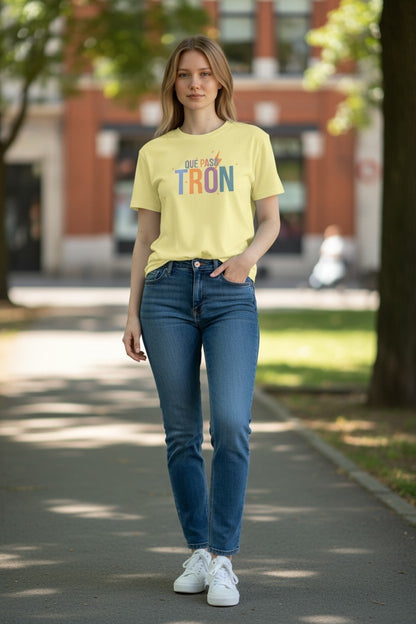 Camiseta “Qué pasa, tron” – Blond T-Shirt