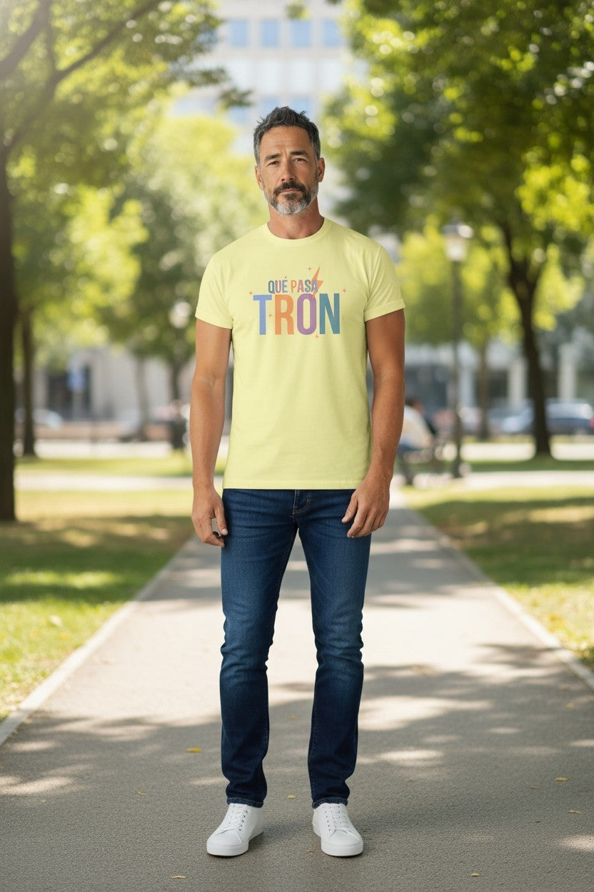Camiseta “Qué pasa, tron” – Blond T-Shirt