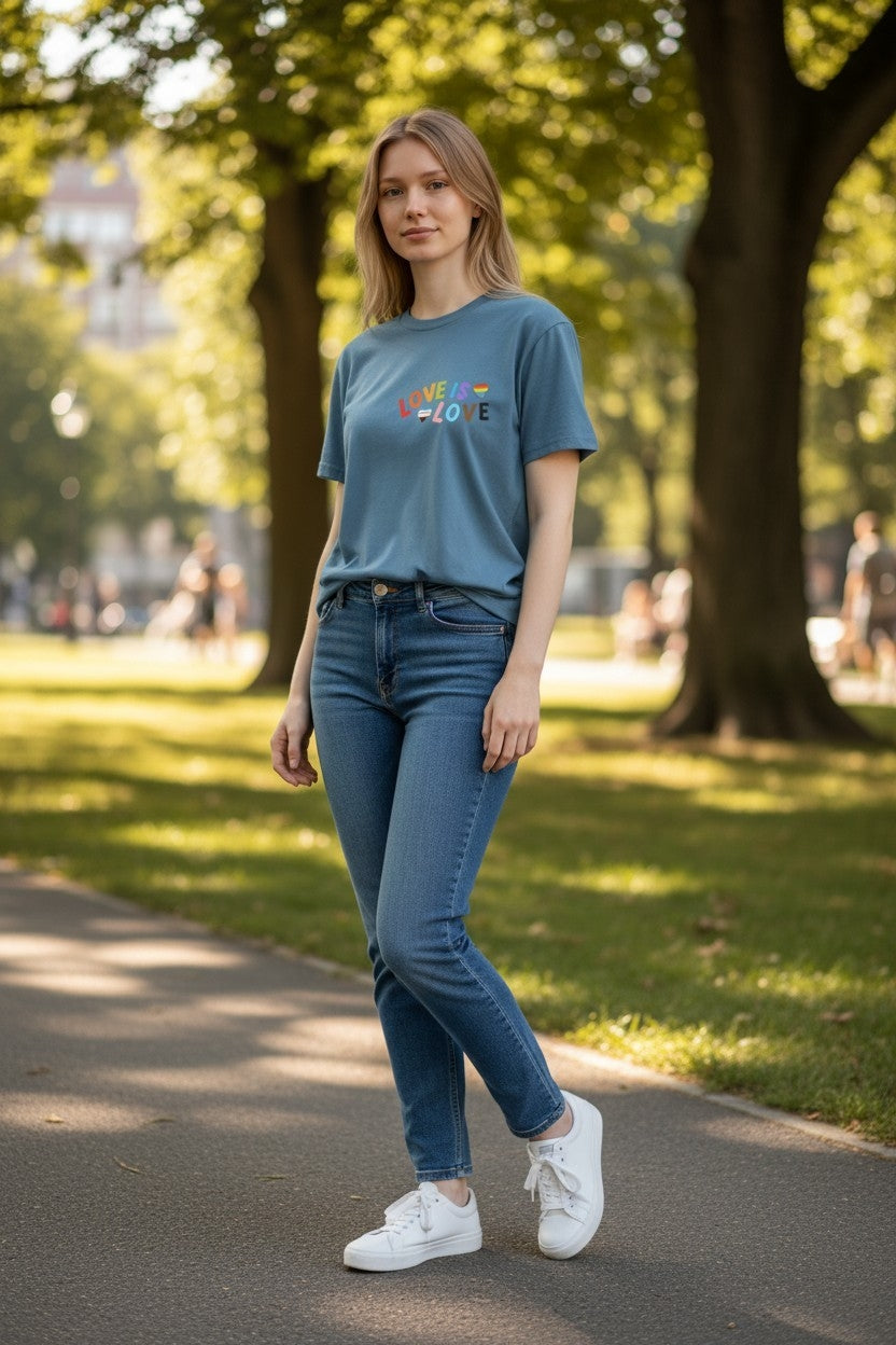 Camiseta LOVE IS LOVE – Blond T-Shirt