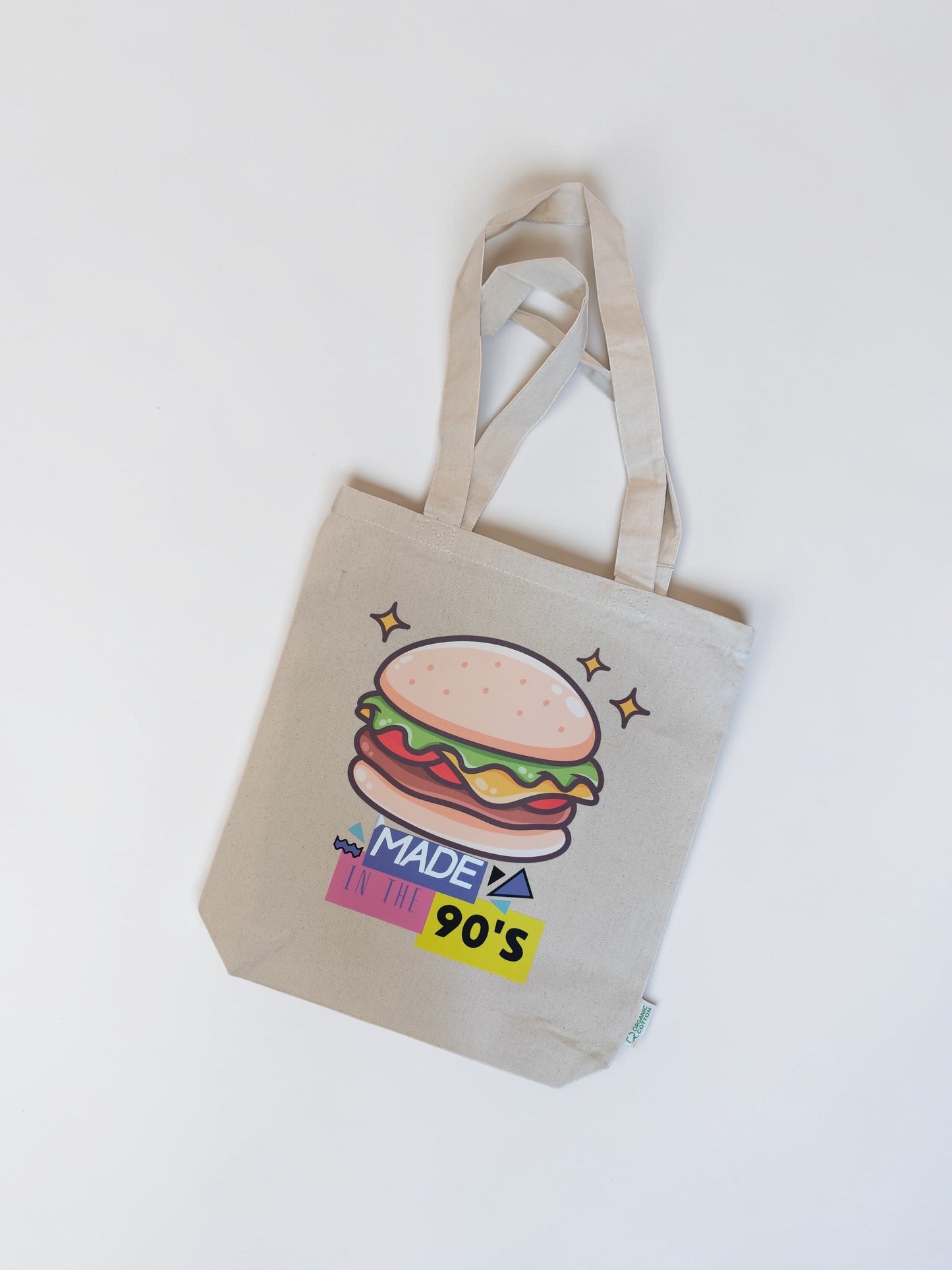 Tote Bag Algodón Orgánico "MADE IN THE 90S"