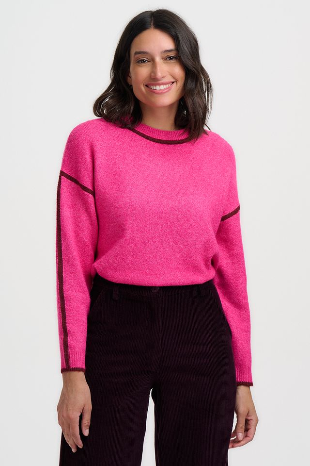 Rozalia Jumper Pink Burgundy